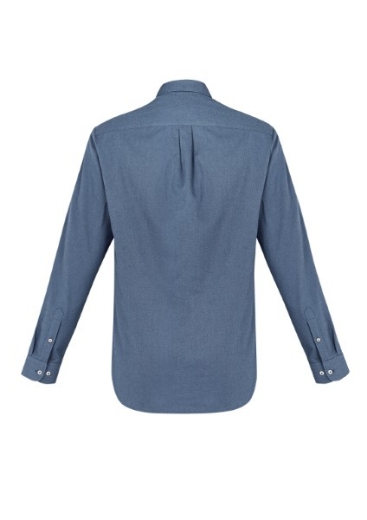 Picture of Biz Collection Mens Memphis Shirt Long Sleeve 60% Cotton 40% Polyester